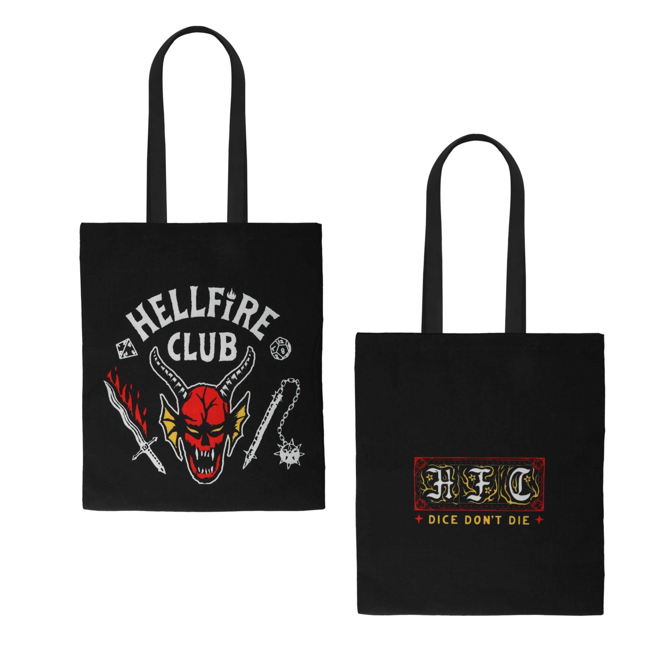 Stranger Things Tote Bag Hellfire Club
