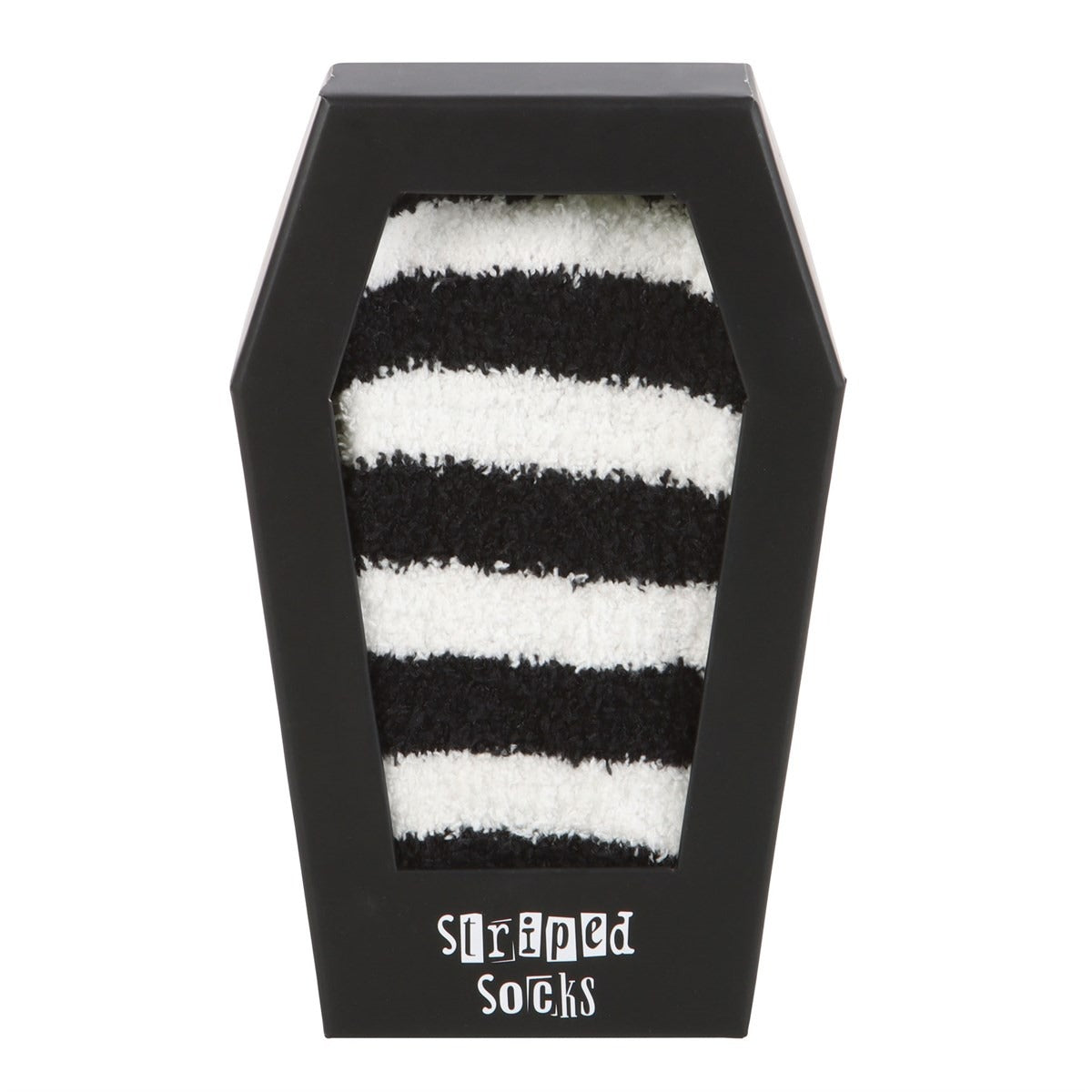 Striped Socks in Coffin Gift Box