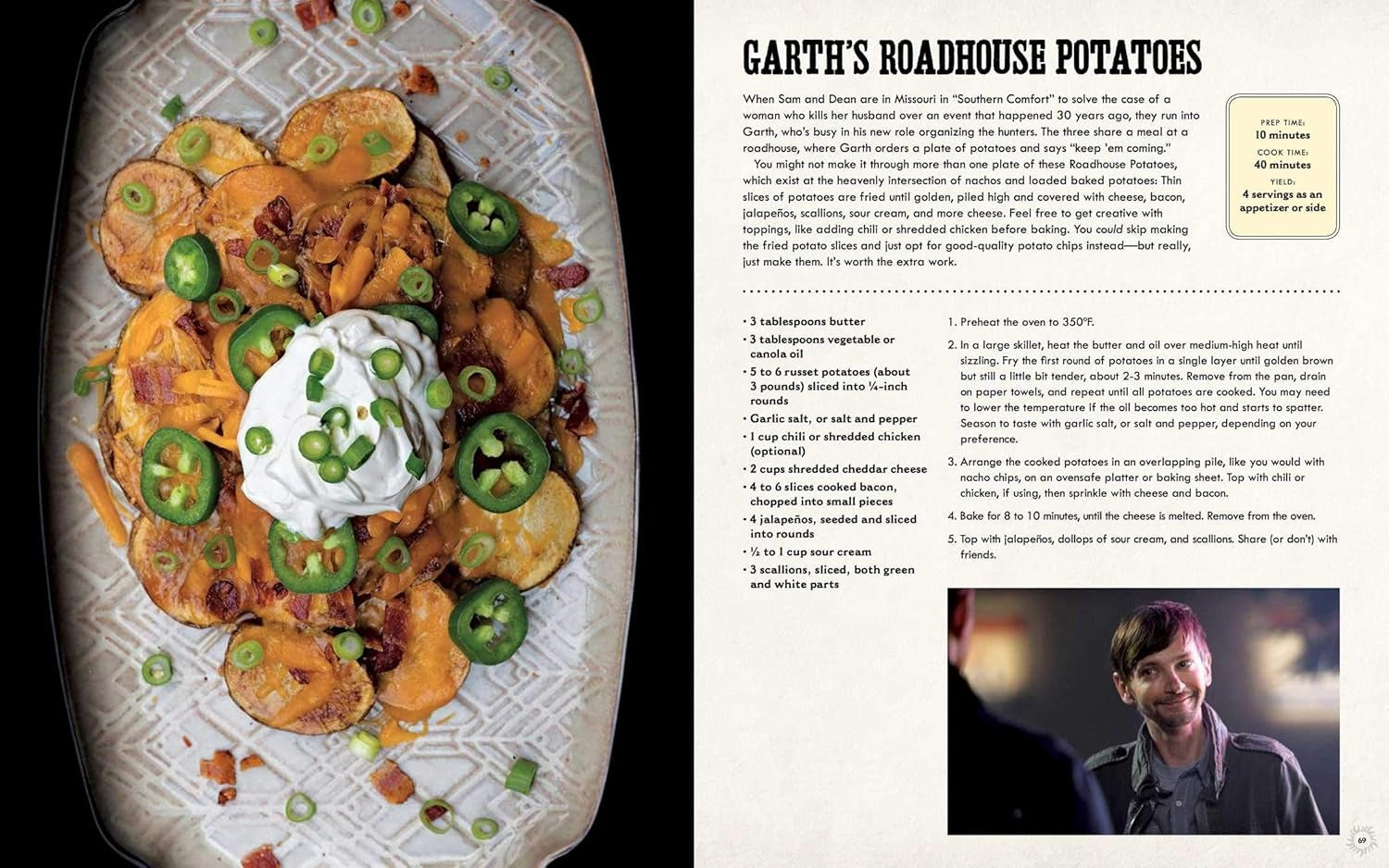 Supernatural: The Official Cookbook Gift Set Edition: Burgers Pies and Other Bites from the Road Novelty book