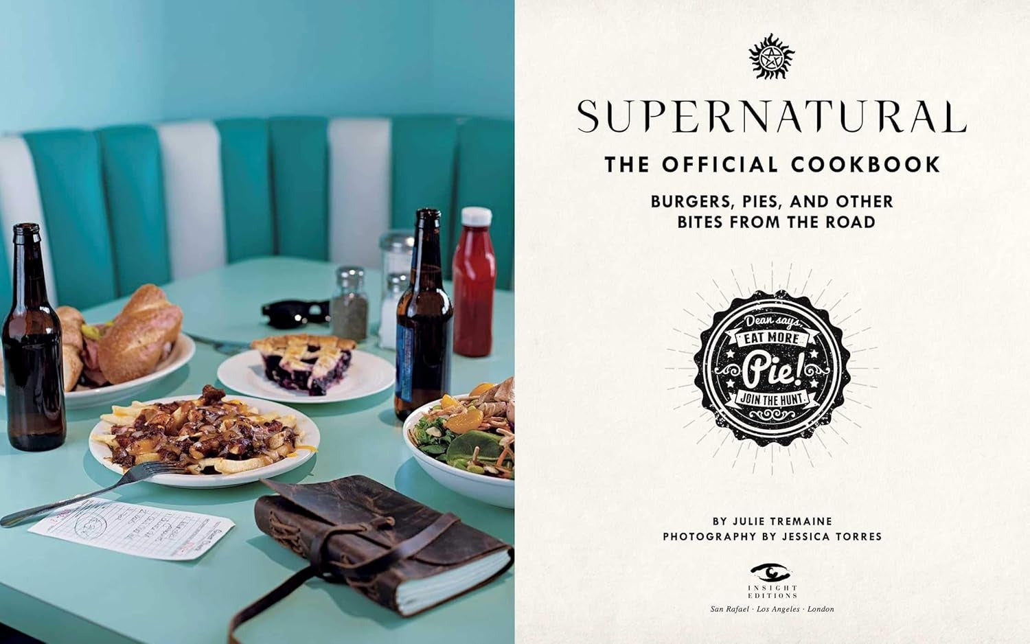 Supernatural: The Official Cookbook Gift Set Edition: Burgers Pies and Other Bites from the Road Novelty book