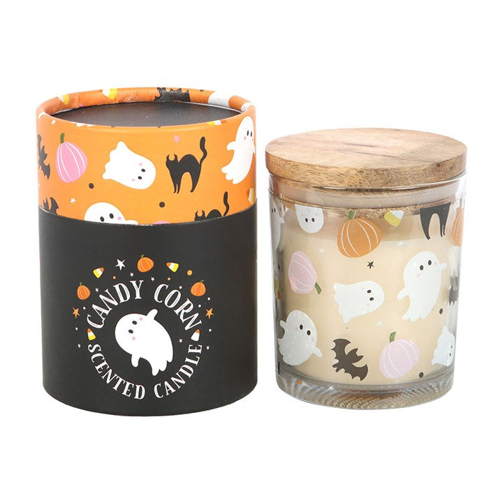 Sweet and Spooky Candy Corn Candle - Candle