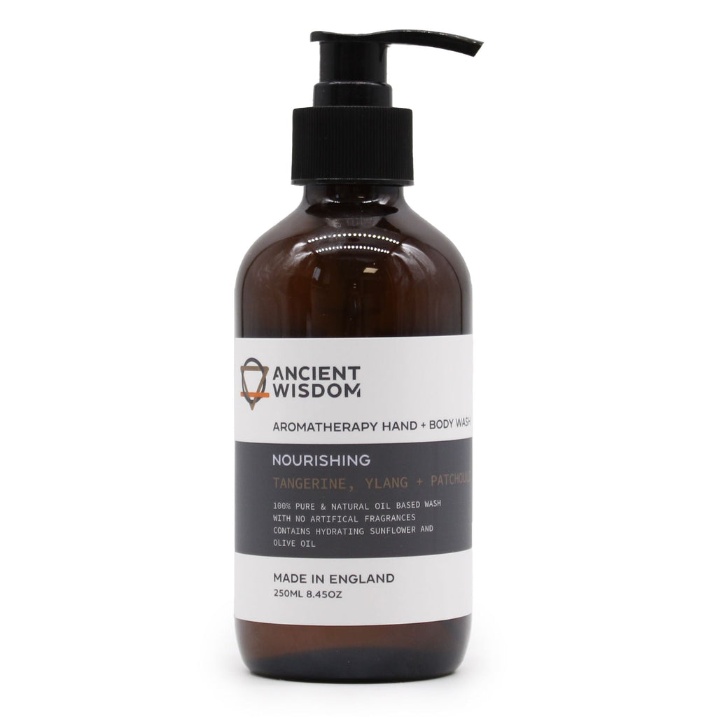 Tangerine Ylang & Patchouli Hand & Body Wash 250ml - Aromatherapy Hand & Body Wash