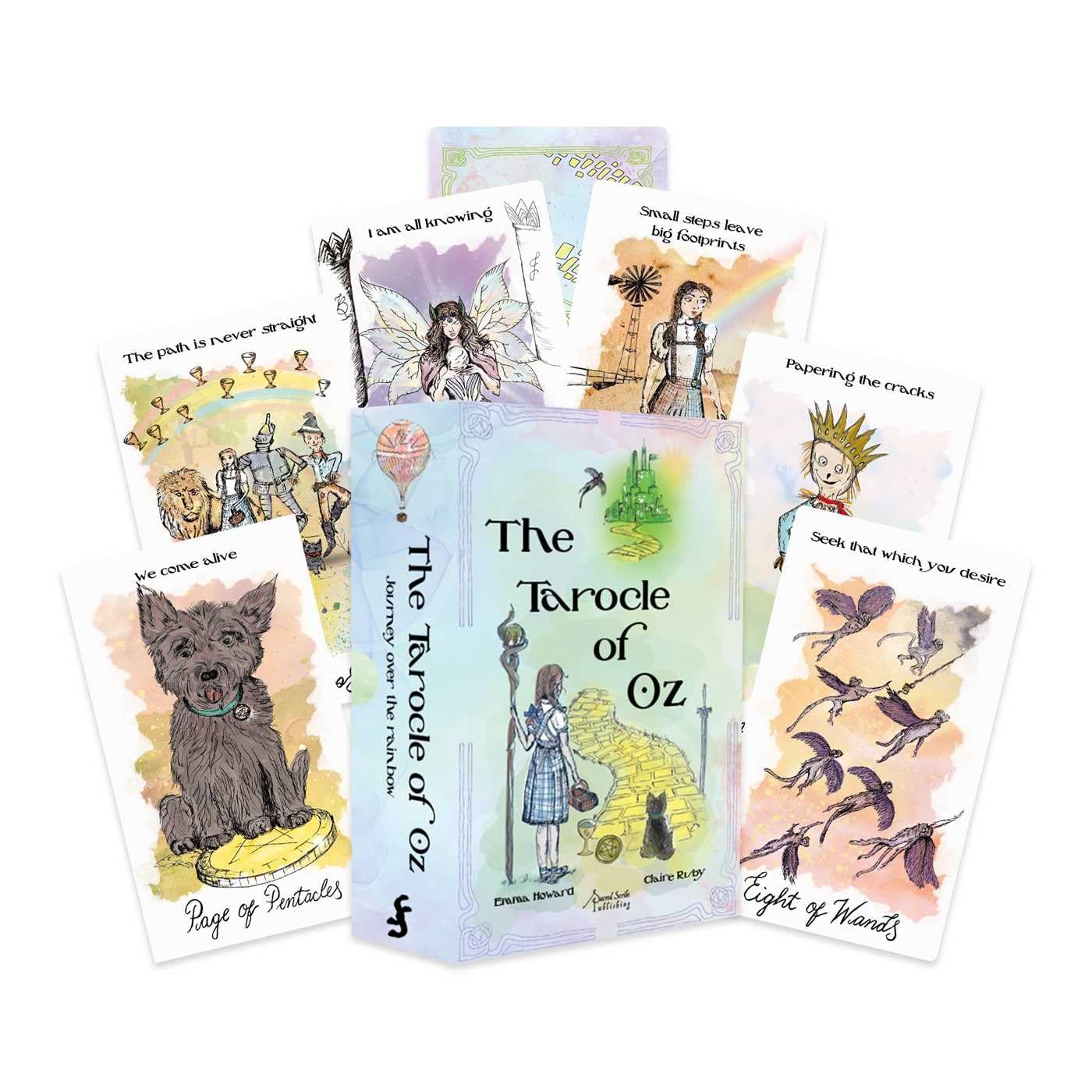 Tarocle™ of Oz : Journey Over the Rainbow (78 Full-Color Cards and 193-Page Full-Color Guidebook)