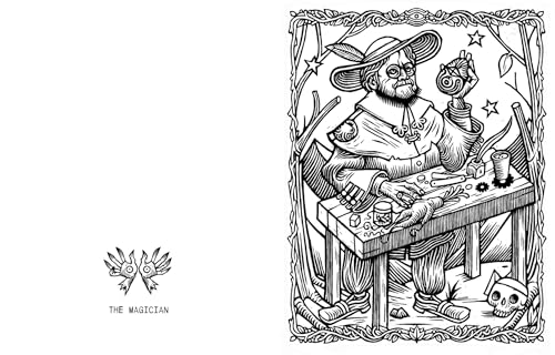 Tarot del Toro Coloring Book Paperback / softback Horror