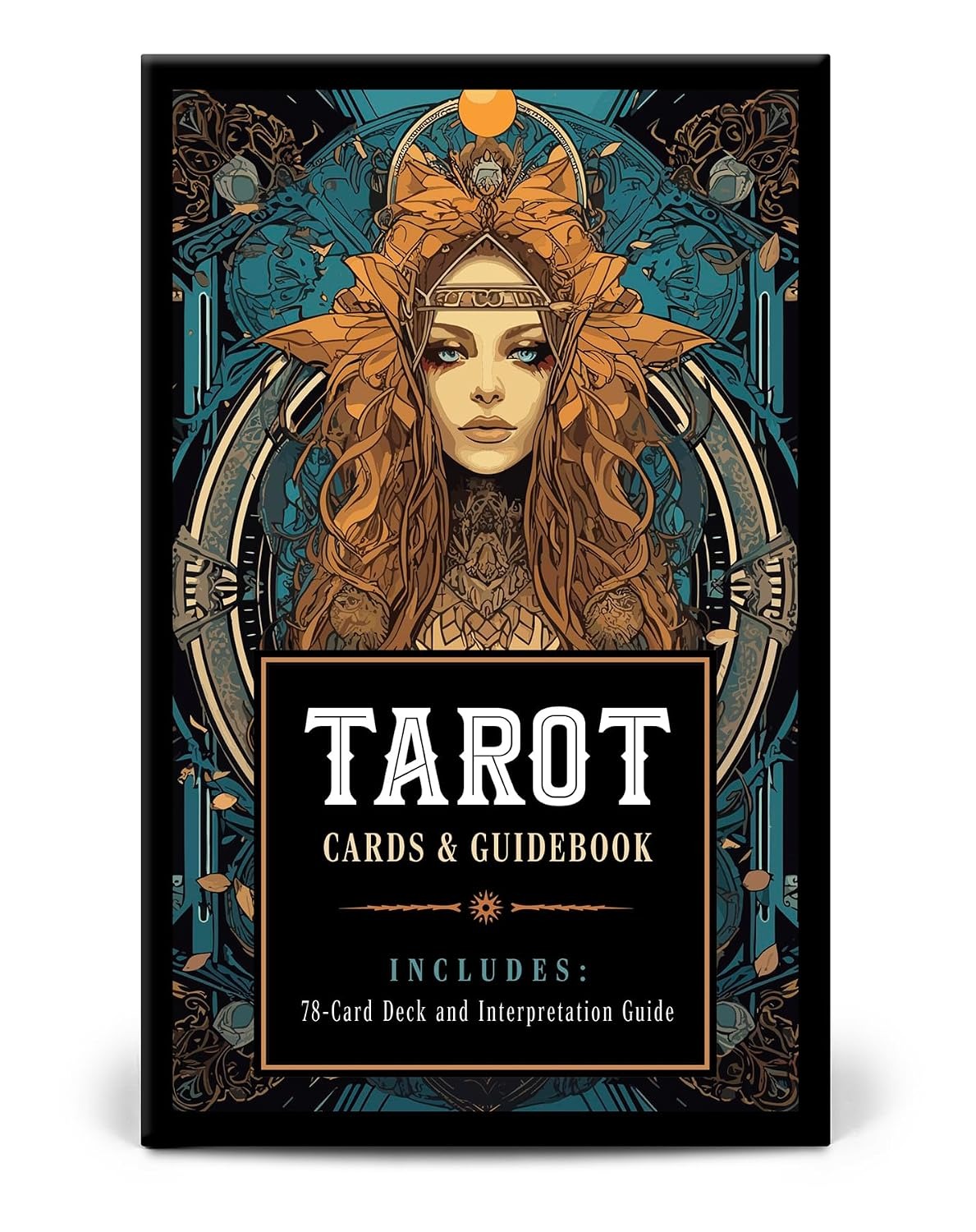 Tarot kit: Cards and Guidebook - Includes: 78-Card Deck Interpretation Guide