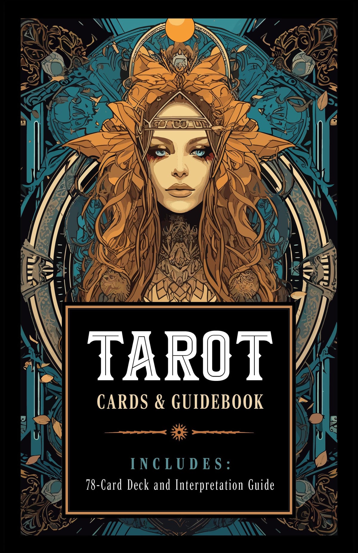 Tarot kit : Cards and Guidebook - Includes: 78-Card Deck and Interpretation Guide