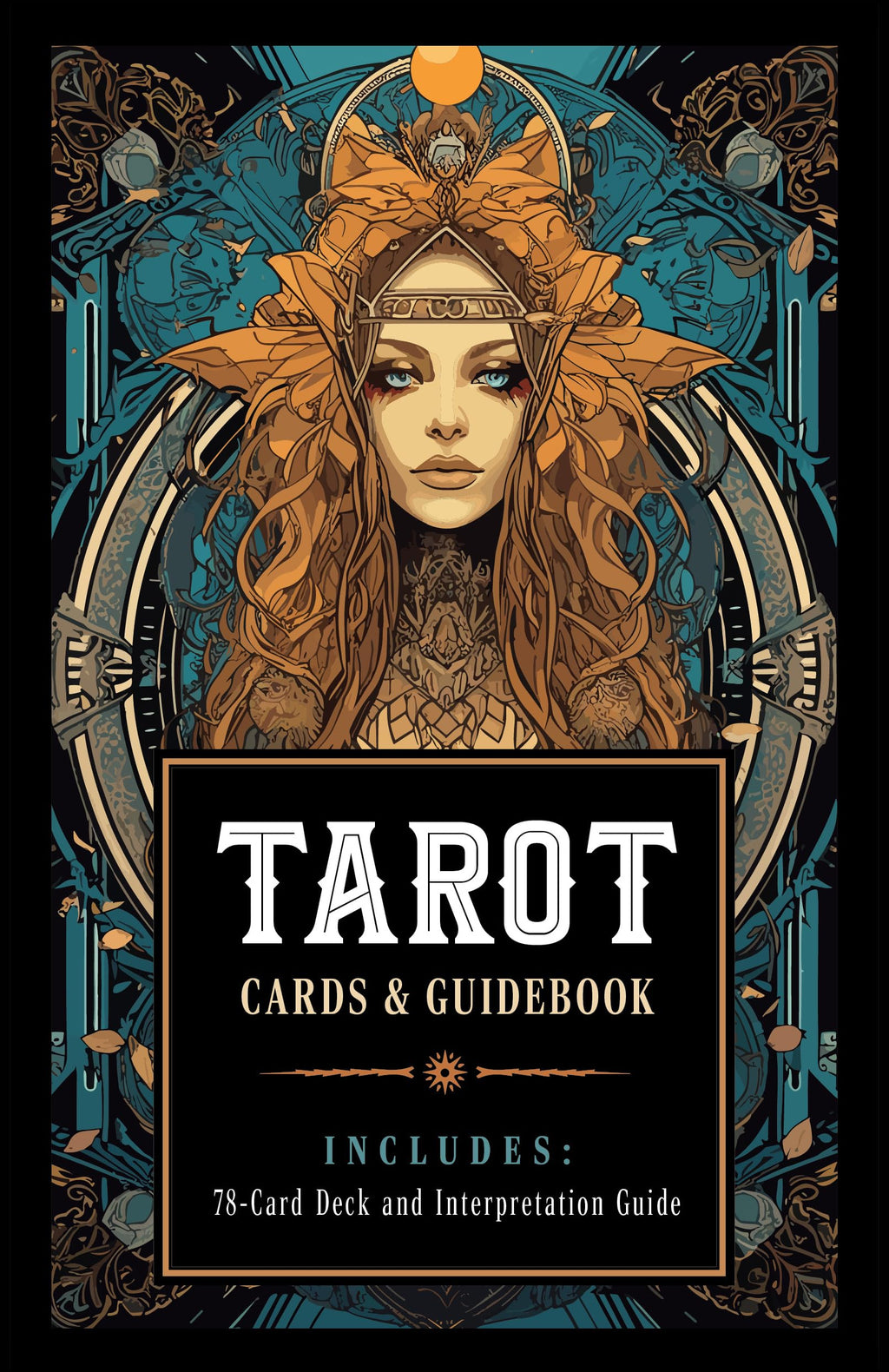 Tarot kit: Cards and Guidebook - Includes: 78-Card Deck Interpretation Guide Kit