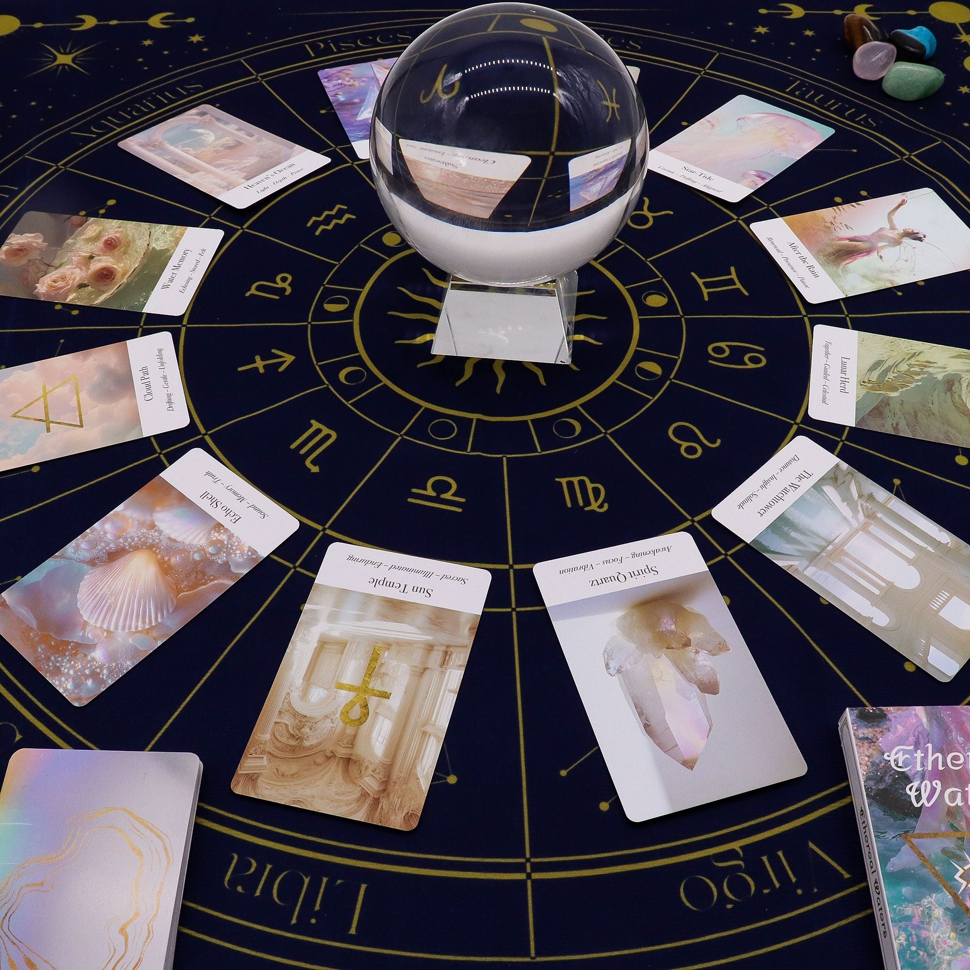 Tarot Reading Cloth - Zodiac Cards & Cloths