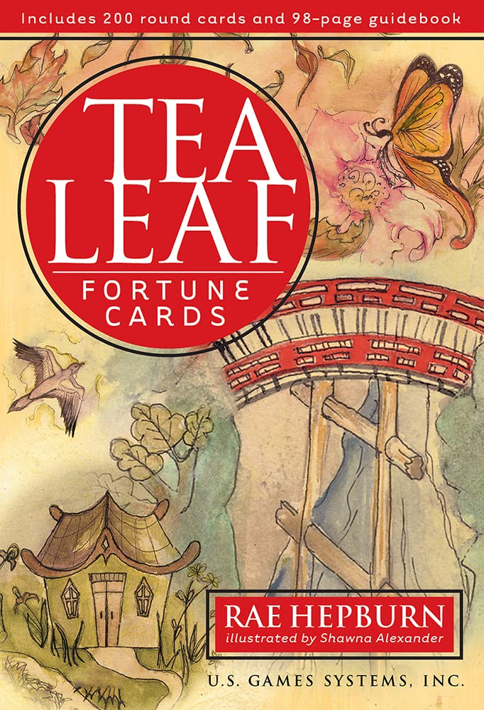 Tea Leaf Fortune Cards : 200 Round Divination Cards and 98-page Illustrated Guidebook for Reading Tea Leaves (Tasseomancy) and Fortune Telling - Sold by Witch, Please!