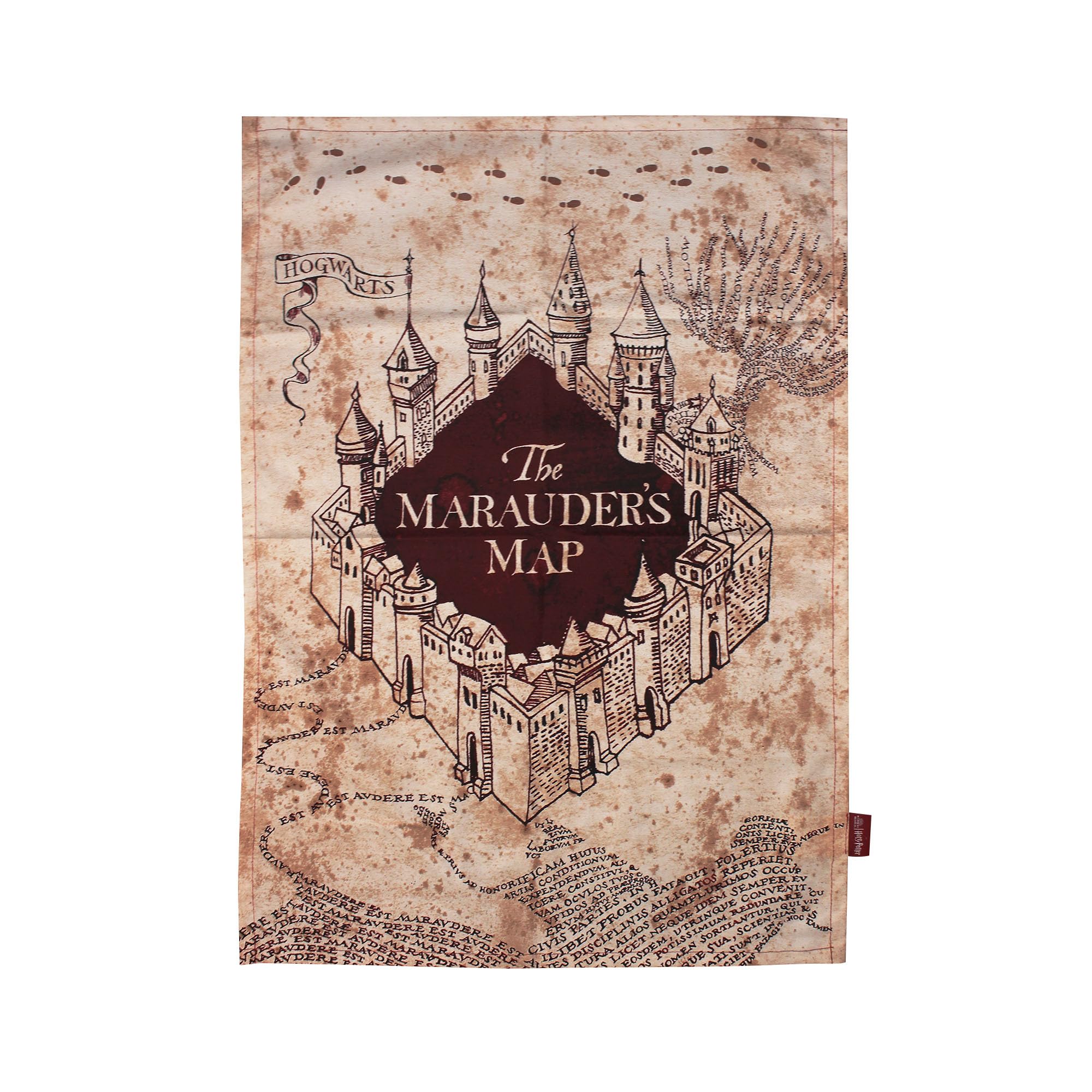 Tea Towel Recycled Cotton - Harry Potter (Marauder's Map)