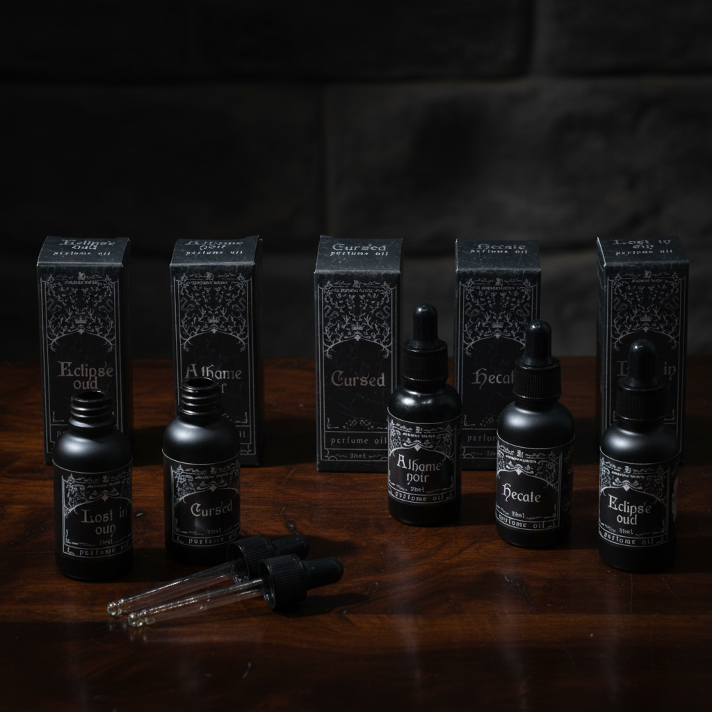 The Ancient Witch Perfume Oil Collection – Complete 5-Bottle Set
