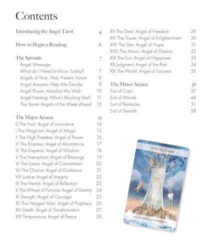 The Angel Tarot: Includes a Full Deck of 78 Specially Commissioned Cards and 64-Page Illustrated Book