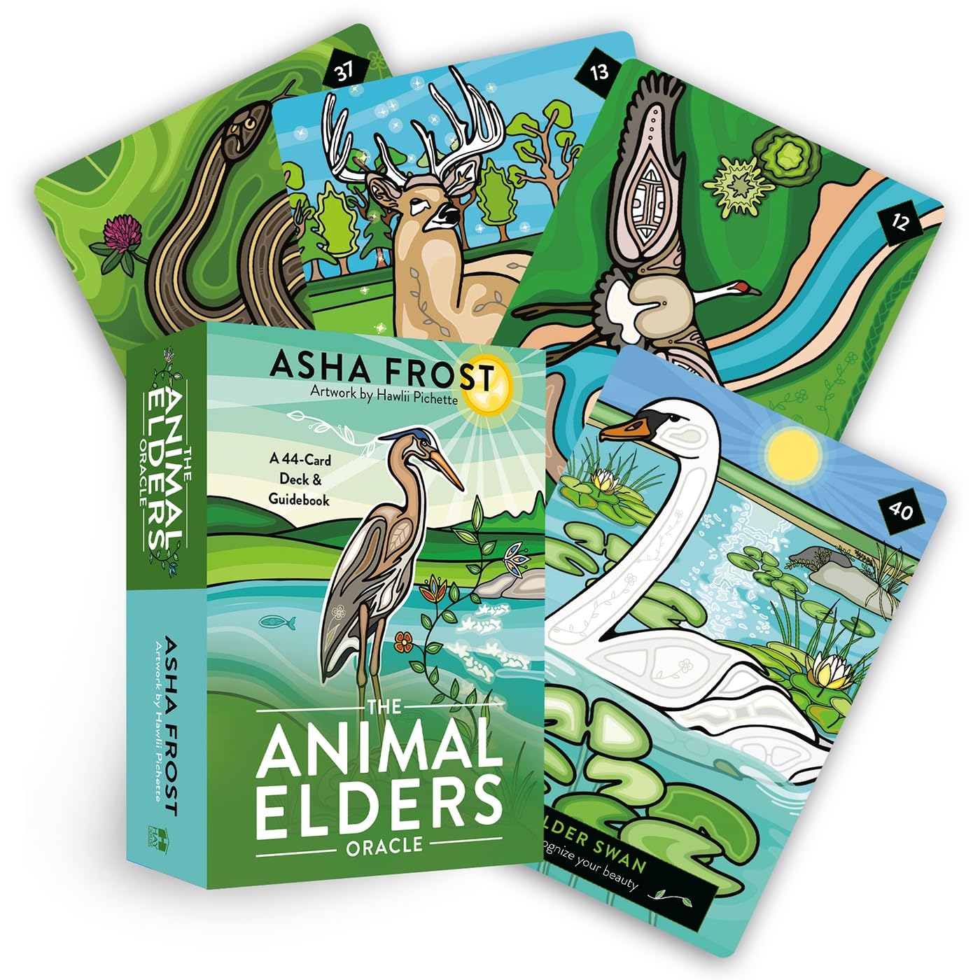 The Animal Elders Oracle : A 44-Card Deck & Guidebook of Indigenous Wisdom & Healing Medicine - Sold by Witch, Please!