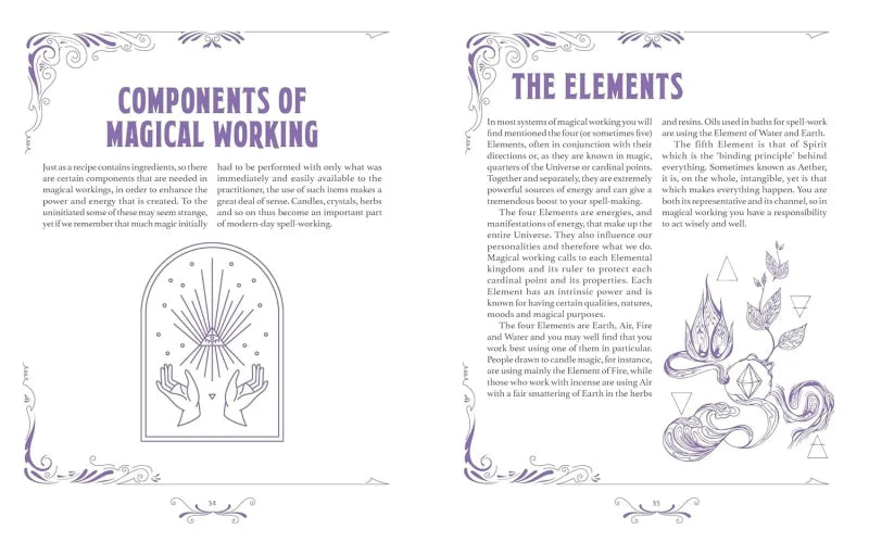 The Book of Practical Witchcraft: Deluxe Gift Edition with Sprayed Edges Hardback