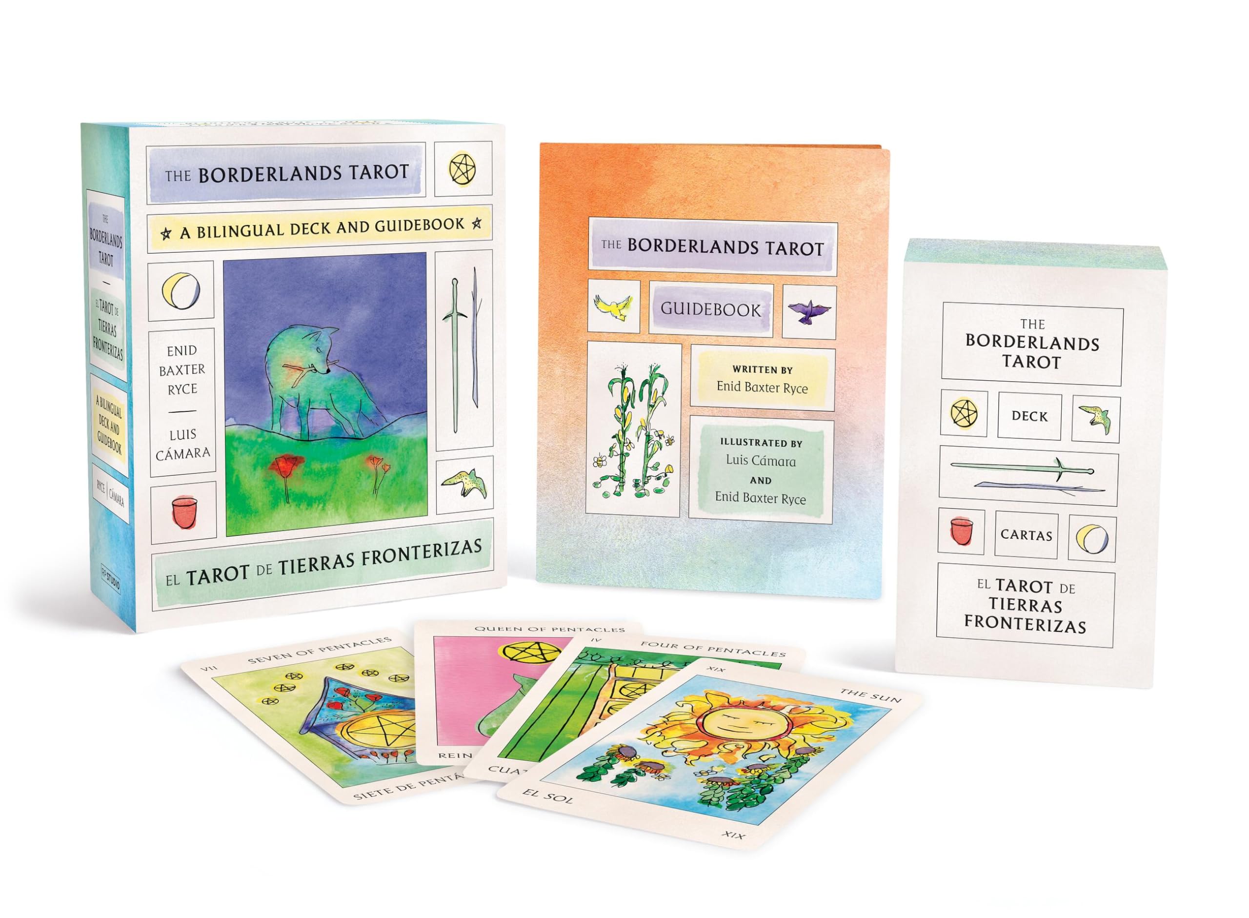 The Borderlands Tarot/ El Tarot de Tierras Fronterizas : A Bilingual Deck and Guidebook (Spanish-English) - Sold by Witch, Please!