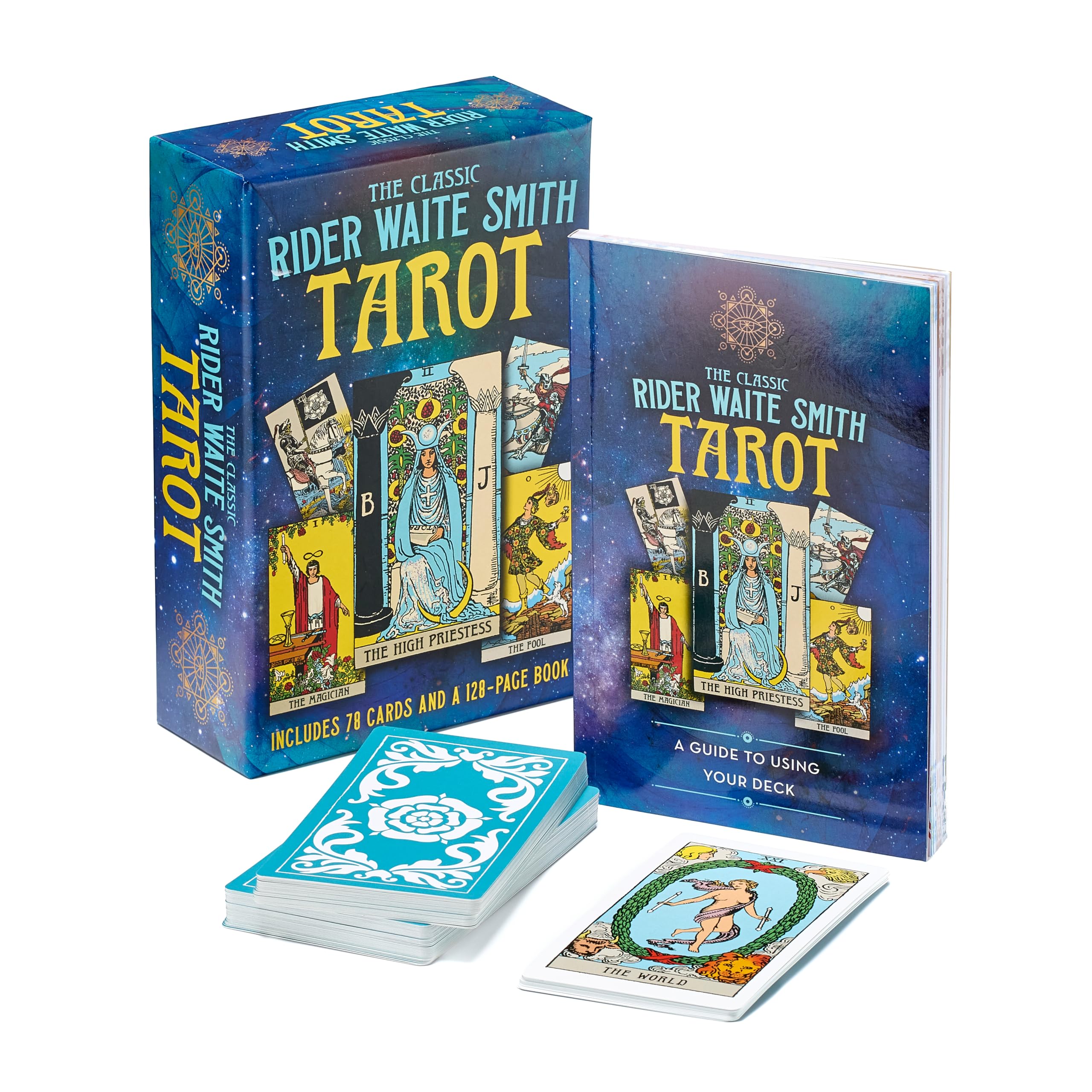 The Classic Rider Waite Smith Tarot Book & Card Deck: Includes 78 Cards and 128-Page Paperback / softback