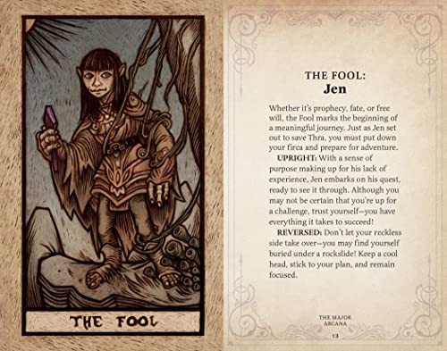 The Dark Crystal Tarot Deck and Guidebook Hardback Cards