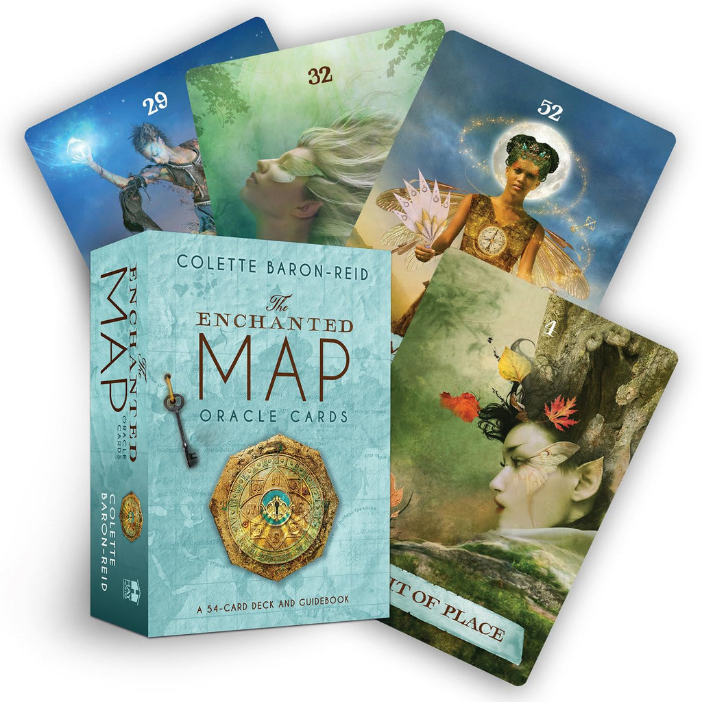 The Enchanted Map Oracle Cards: A 54-Card Deck for Love Purpose Healing Magic and Happiness Book