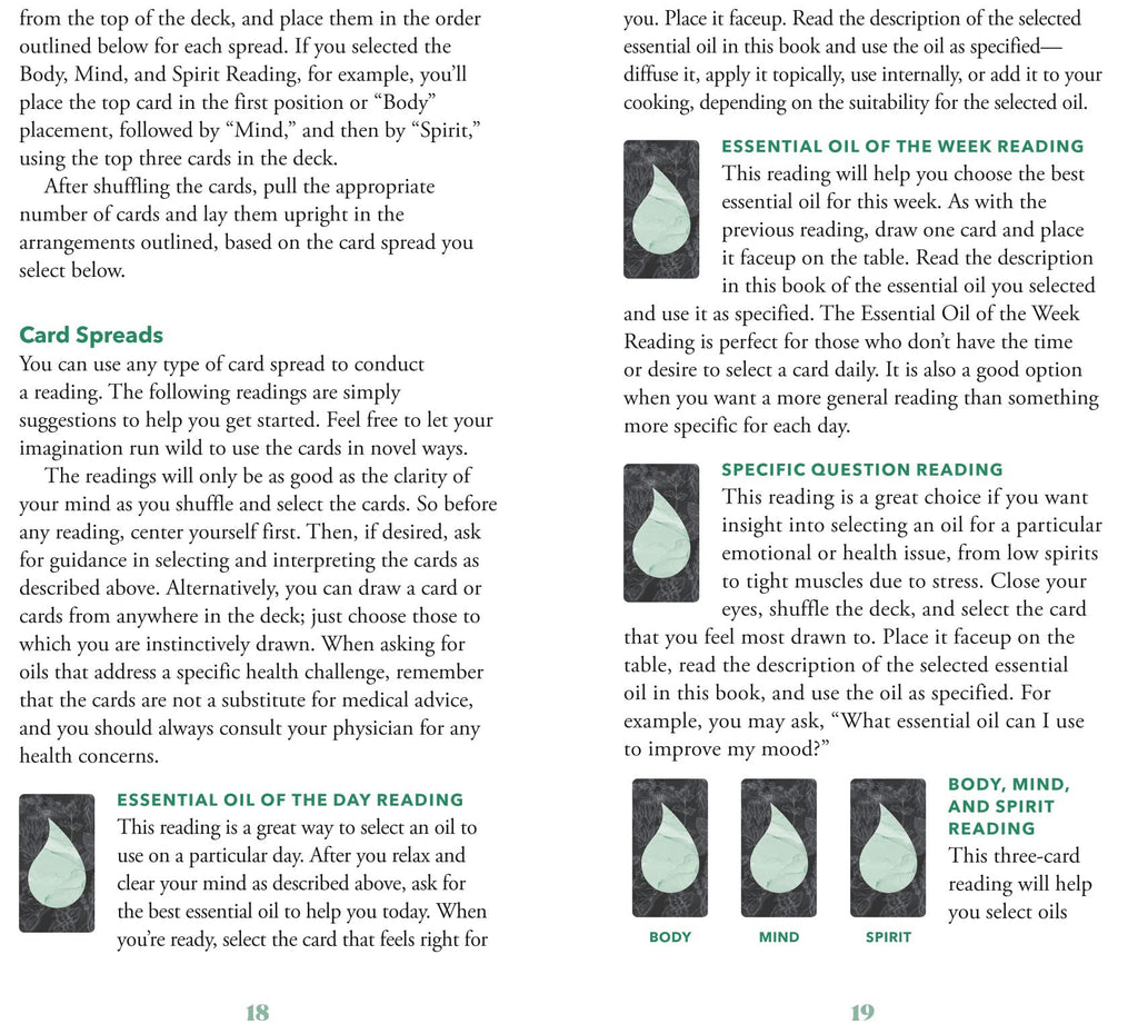 The Essential Oils Healing Deck : 52 Cards to Enhance Body, Mind & Spirit - Sold by Witch, Please!