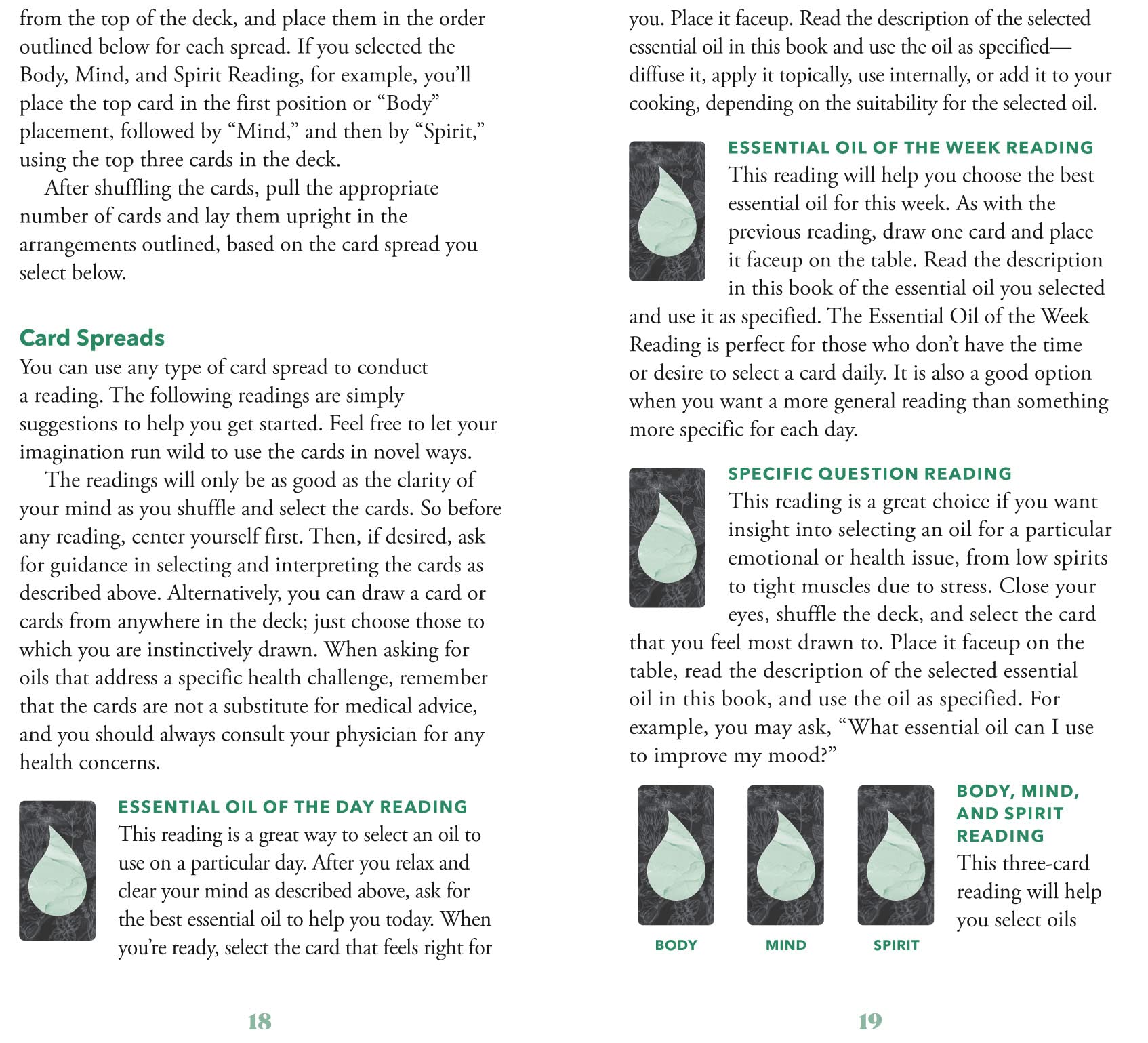 The Essential Oils Healing Deck : 52 Cards to Enhance Body, Mind & Spirit - Sold by Witch, Please!