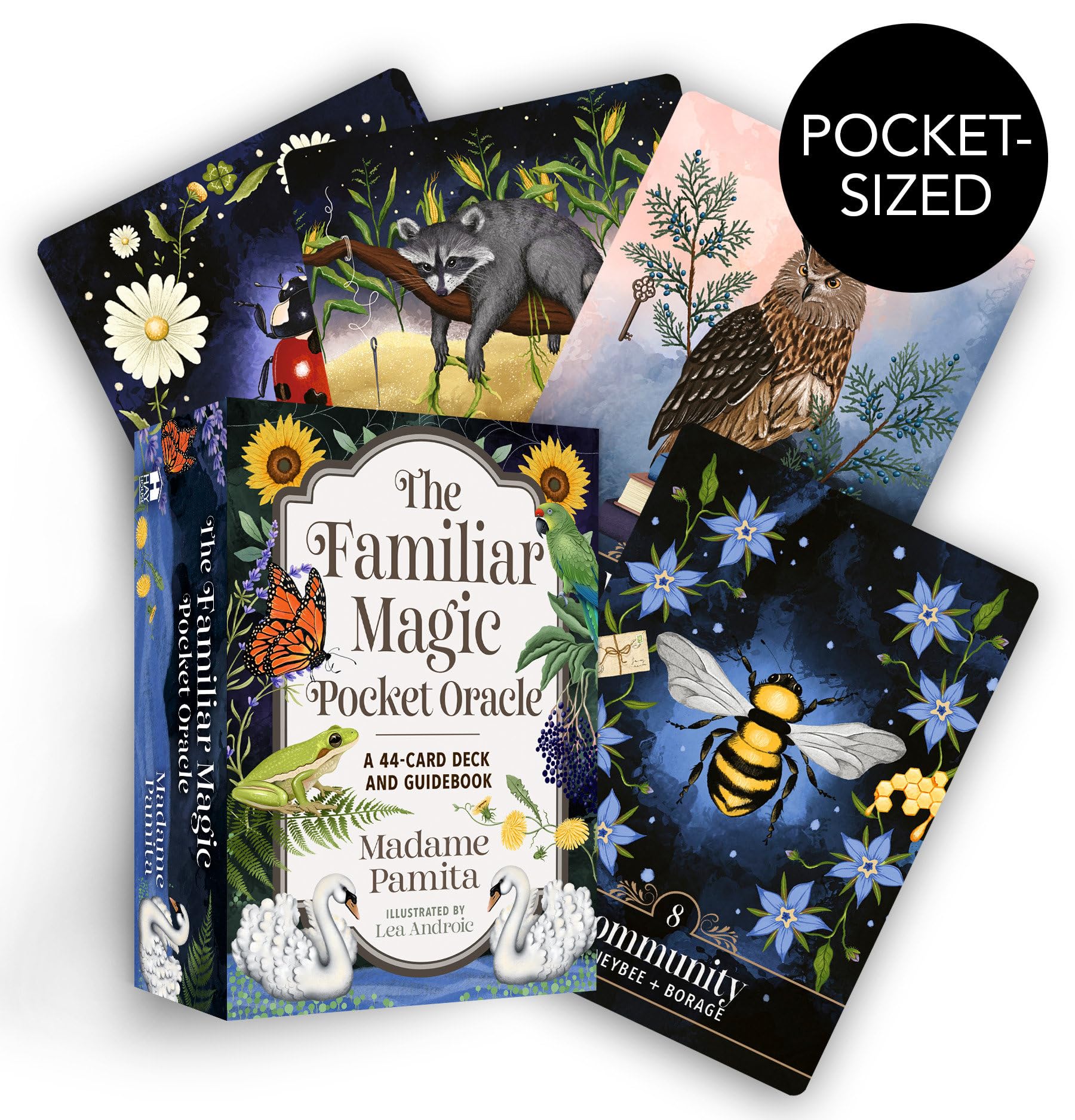 The Familiar Magic Pocket Oracle : A 44-Card Deck and Guidebook