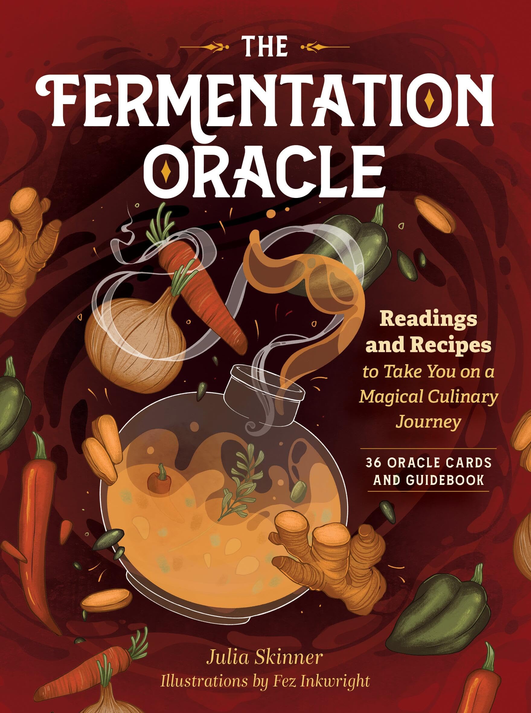 The Fermentation Oracle : Readings and Recipes to Take You on a Magical Culinary Journey; 36 Oracle Cards and Guidebook - Sold by Witch, Please!