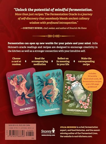 The Fermentation Oracle: Readings and Recipes to Take You on a Magical Culinary Journey; 36 Cards Guidebook Hardback