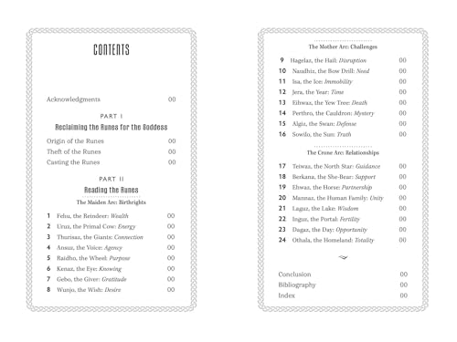 The Goddess Casts the Runes : Divination and Wisdom of the Earth Mother