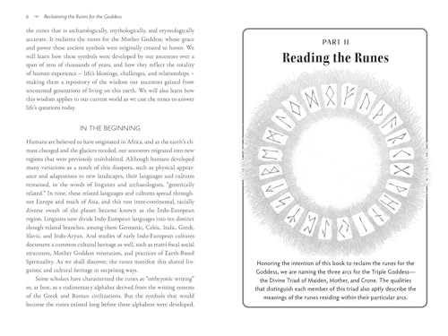 The Goddess Casts the Runes : Divination and Wisdom of the Earth Mother