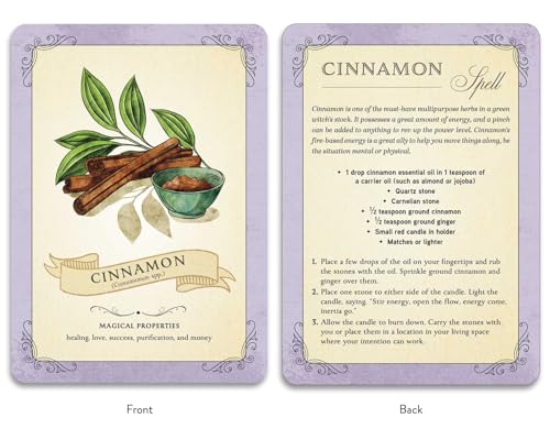The Green Witch's Deck of Magical Herbalism : 50 of the Most Magical Plants, Herbs, and Flowers to Empower Your Craft