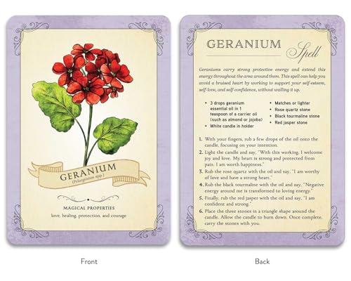 The Green Witch's Deck of Magical Herbalism : 50 of the Most Magical Plants, Herbs, and Flowers to Empower Your Craft