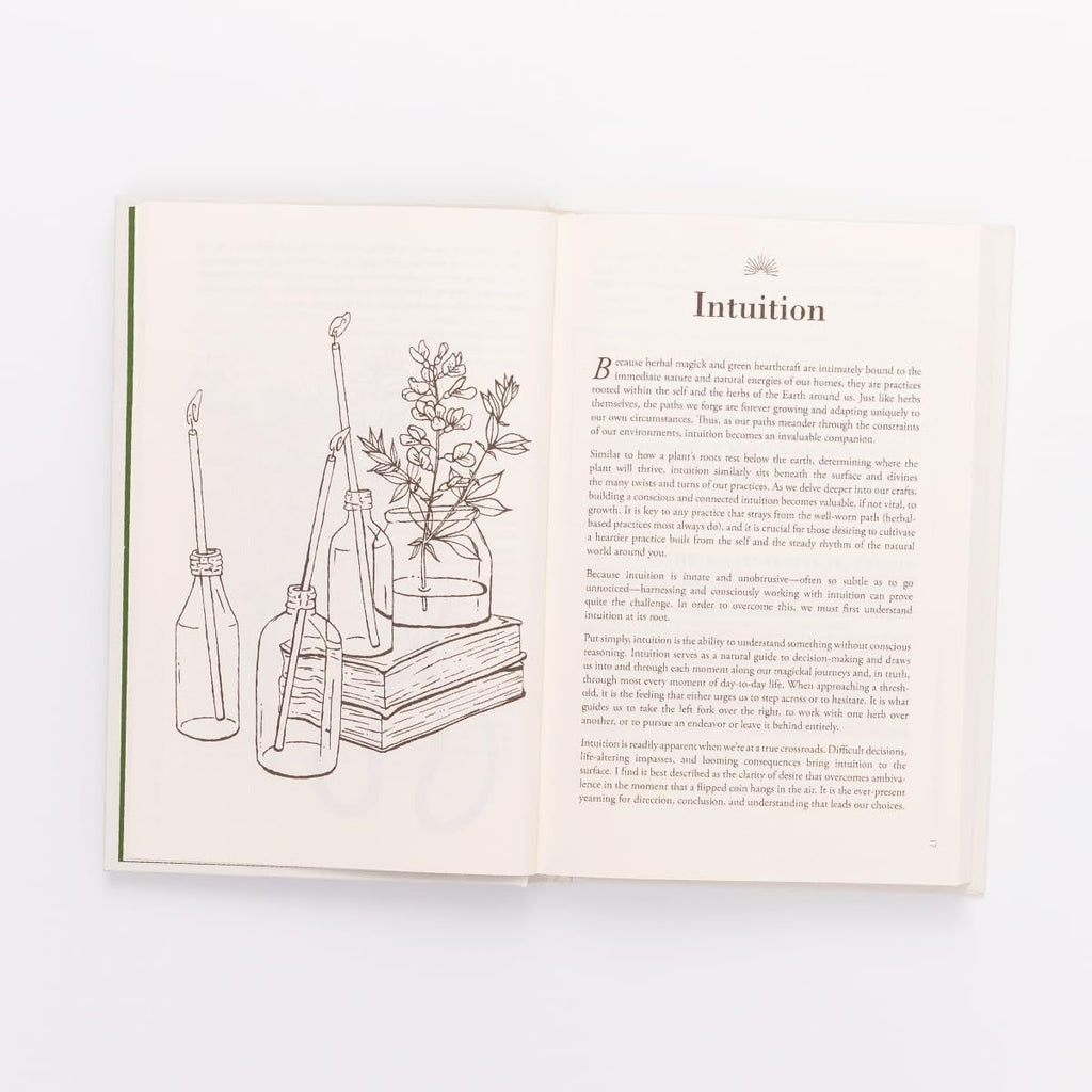 The Green Witch’s Guide to Herbal Magick: A Handbook of Hearthcraft and Plant-Based Spellcraft Hardback Book