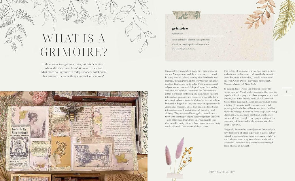The Handmade Grimoire: A Creative Treasury for Magickal Journalling - Book