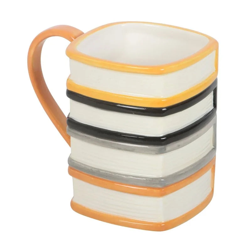 The Haunted Library Book Stack Mug