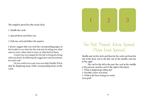 The Healthy Witch Oracle Cards Multiple-component retail product, part(s) enclose Book