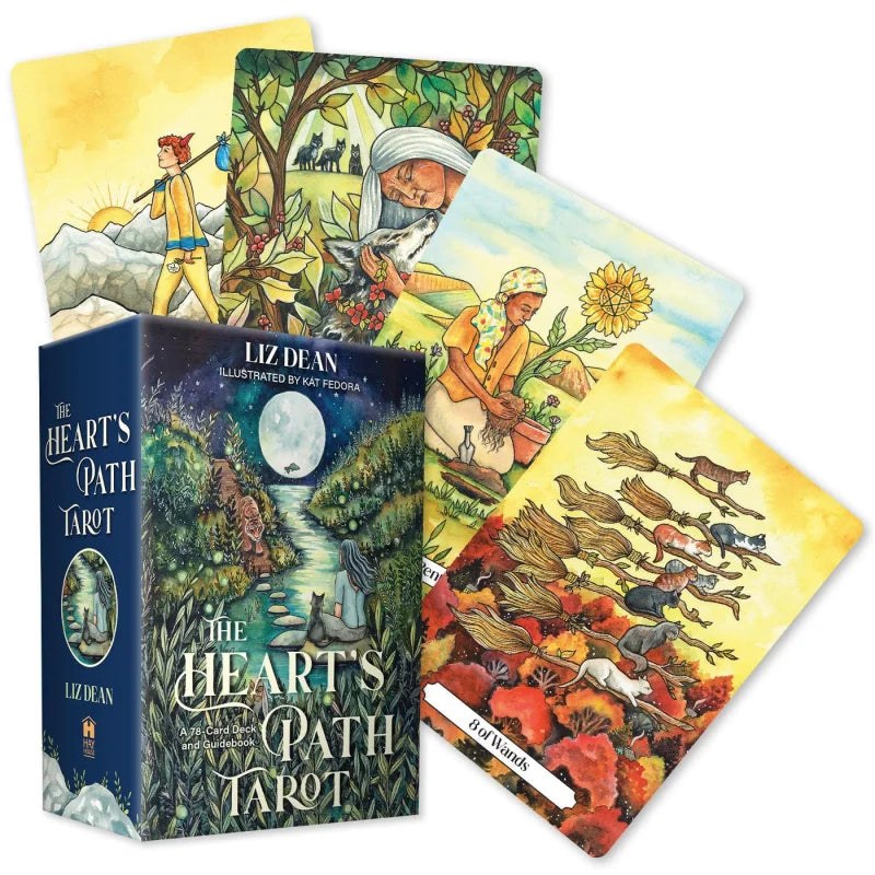 The Heart’s Path Tarot : A 78-Card Deck and Guidebook