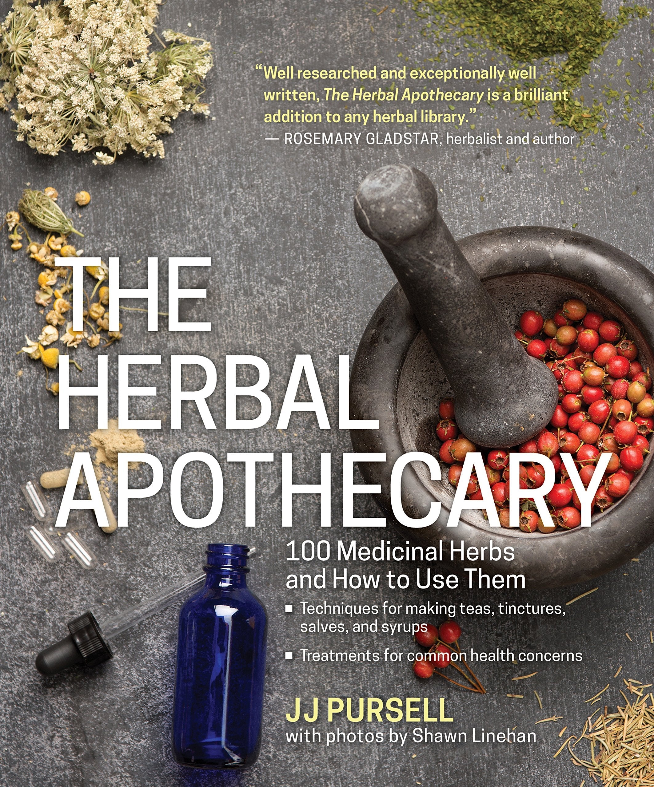 The Herbal Apothecary : 100 Medicinal Herbs and How to Use Them - Sold by Witch, Please!