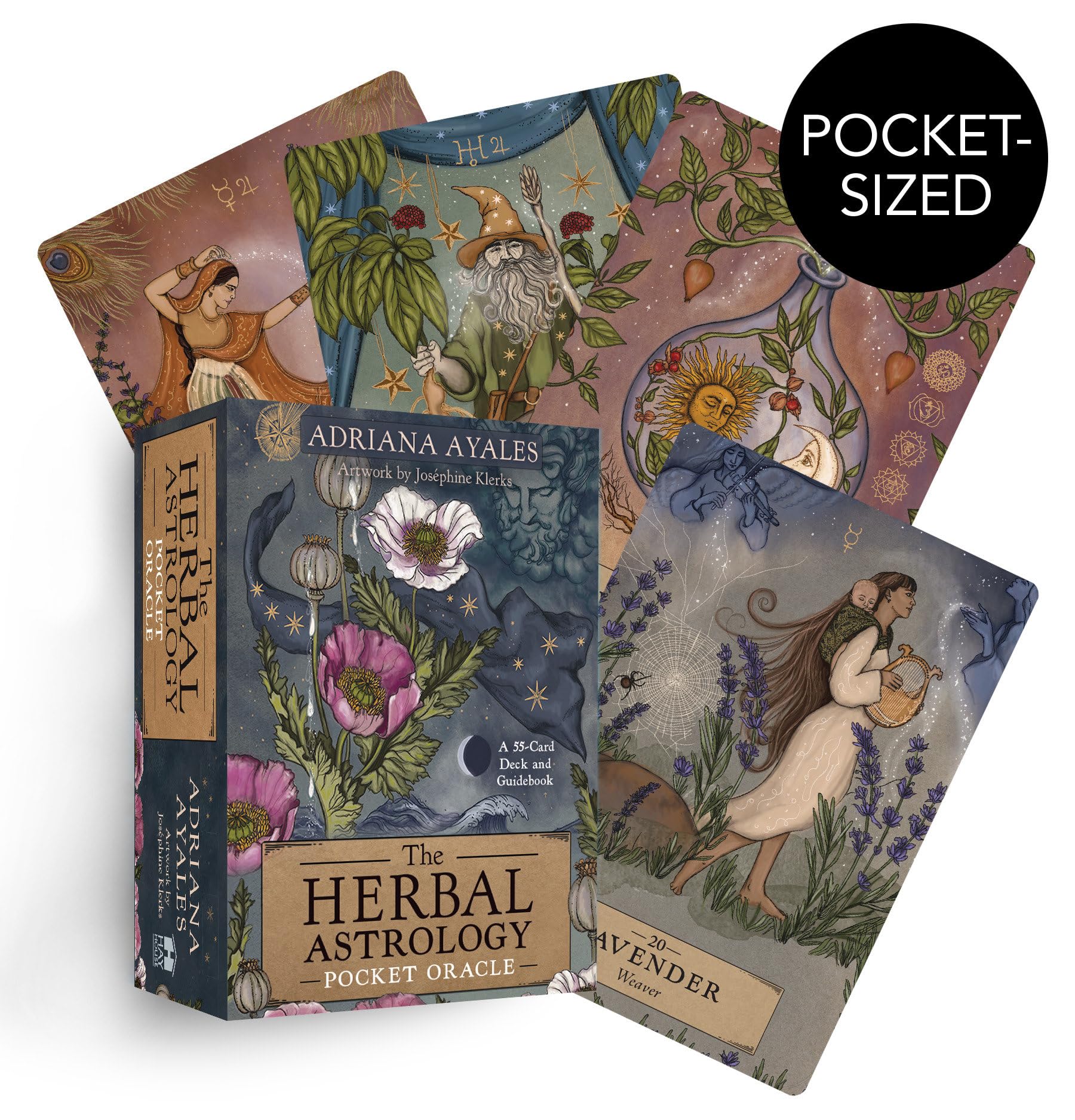 The Herbal Astrology Pocket Oracle : A 55-Card Deck and Guidebook - Sold by Witch, Please!