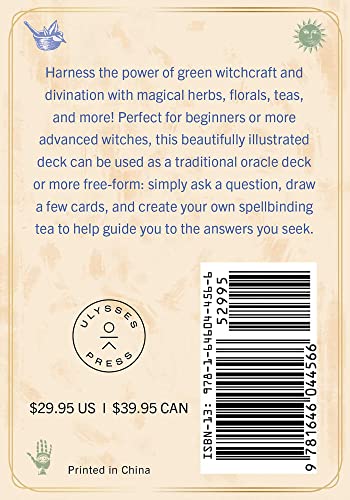 The Herbal Tea Magic For Modern Witch Oracle Deck: A 40-Card and Guidebook for Creating Readings Spells Magical Rituals