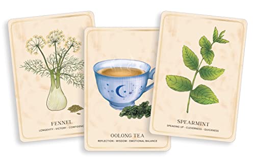 The Herbal Tea Magic For Modern Witch Oracle Deck: A 40-Card and Guidebook for Creating Readings Spells Magical Rituals