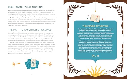 The Intuitive Tarot Workbook: Guided Exercises to Unlock Your Intuition for Effortless Readings Paperback / softback