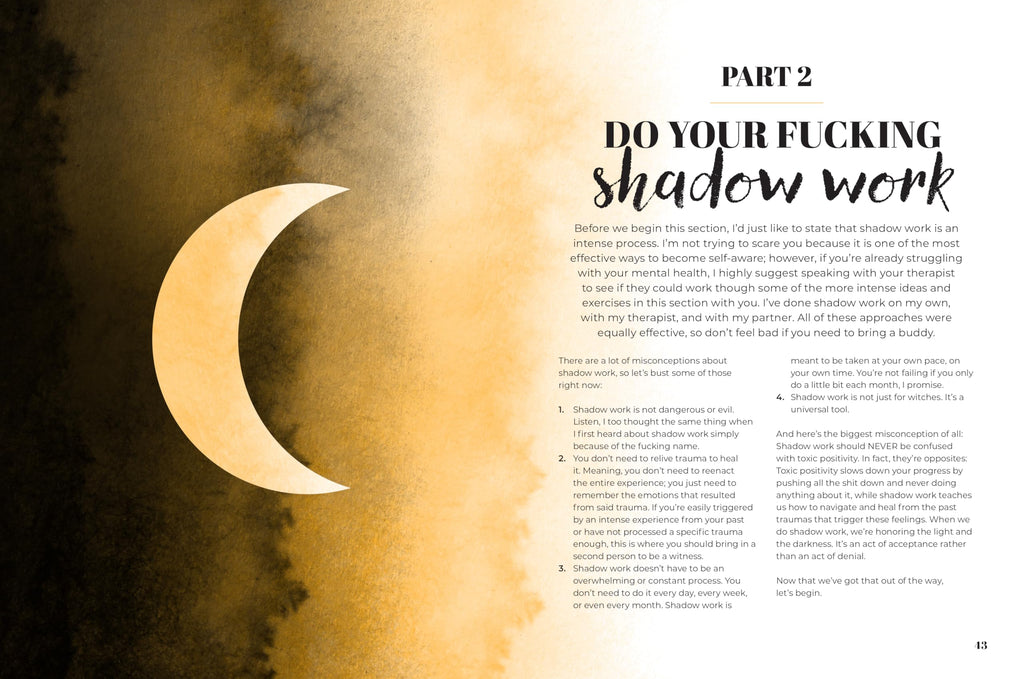 The Lazy Witchcraft Guide to Shadow Work : 75 Prompts, Spells, and Rituals for Inner Transformation, Healing, and Self-Care