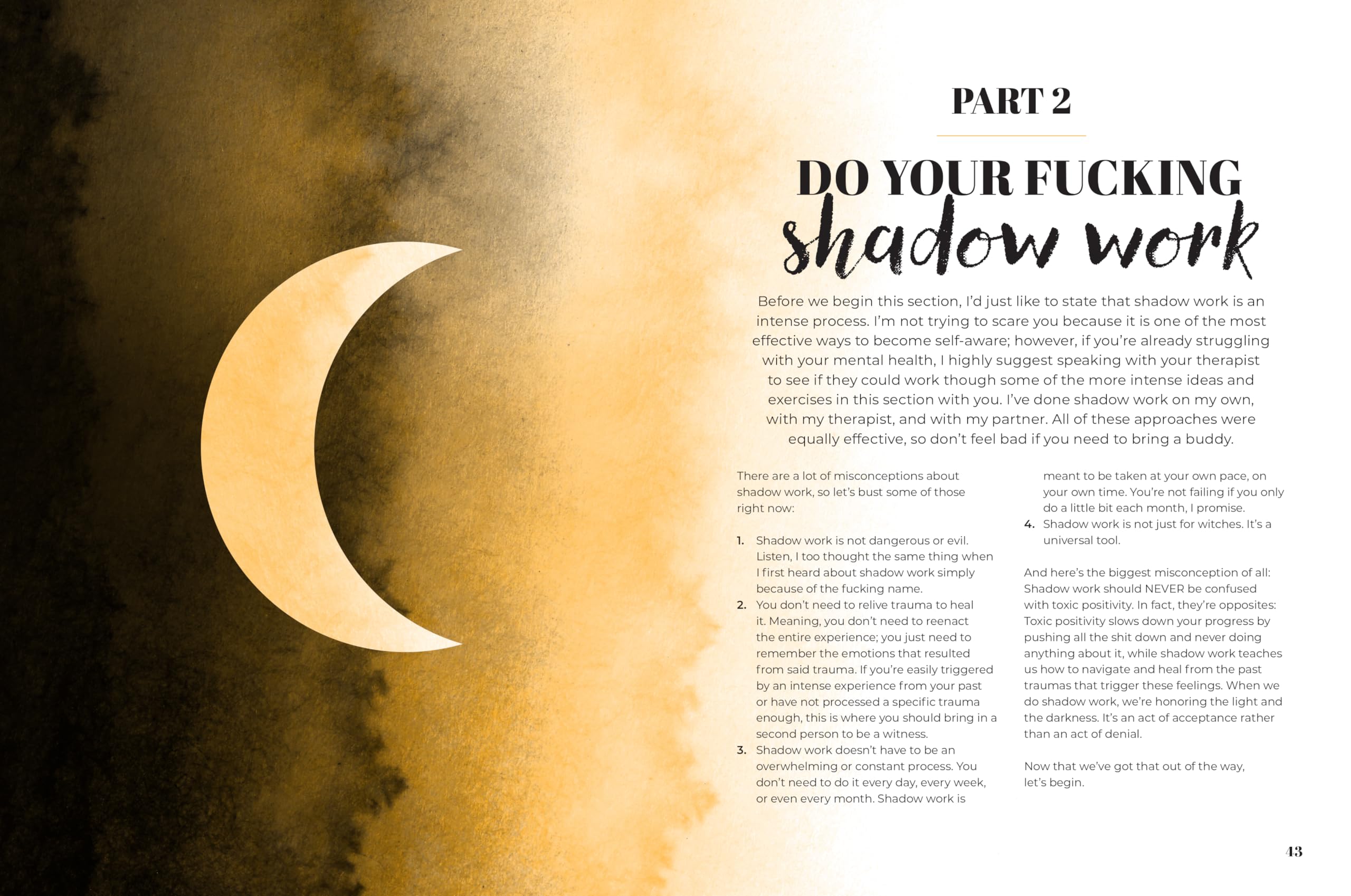 The Lazy Witchcraft Guide to Shadow Work : 75 Prompts, Spells, and Rituals for Inner Transformation, Healing, and Self-Care