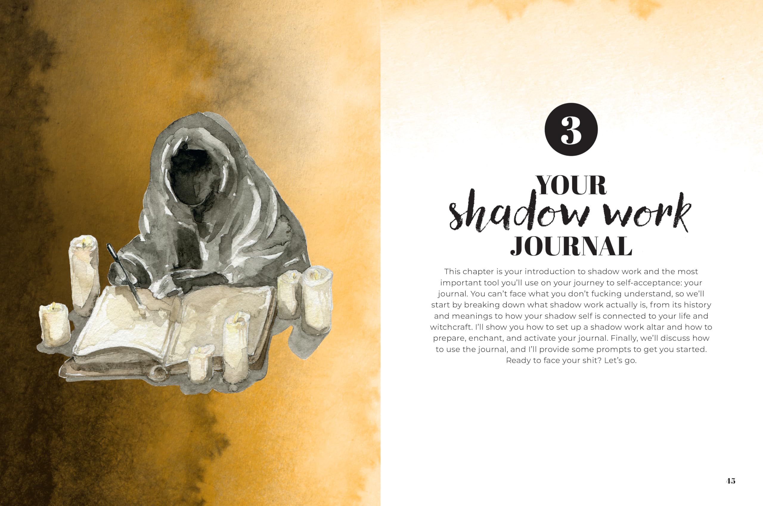 The Lazy Witchcraft Guide to Shadow Work : 75 Prompts, Spells, and Rituals for Inner Transformation, Healing, and Self-Care