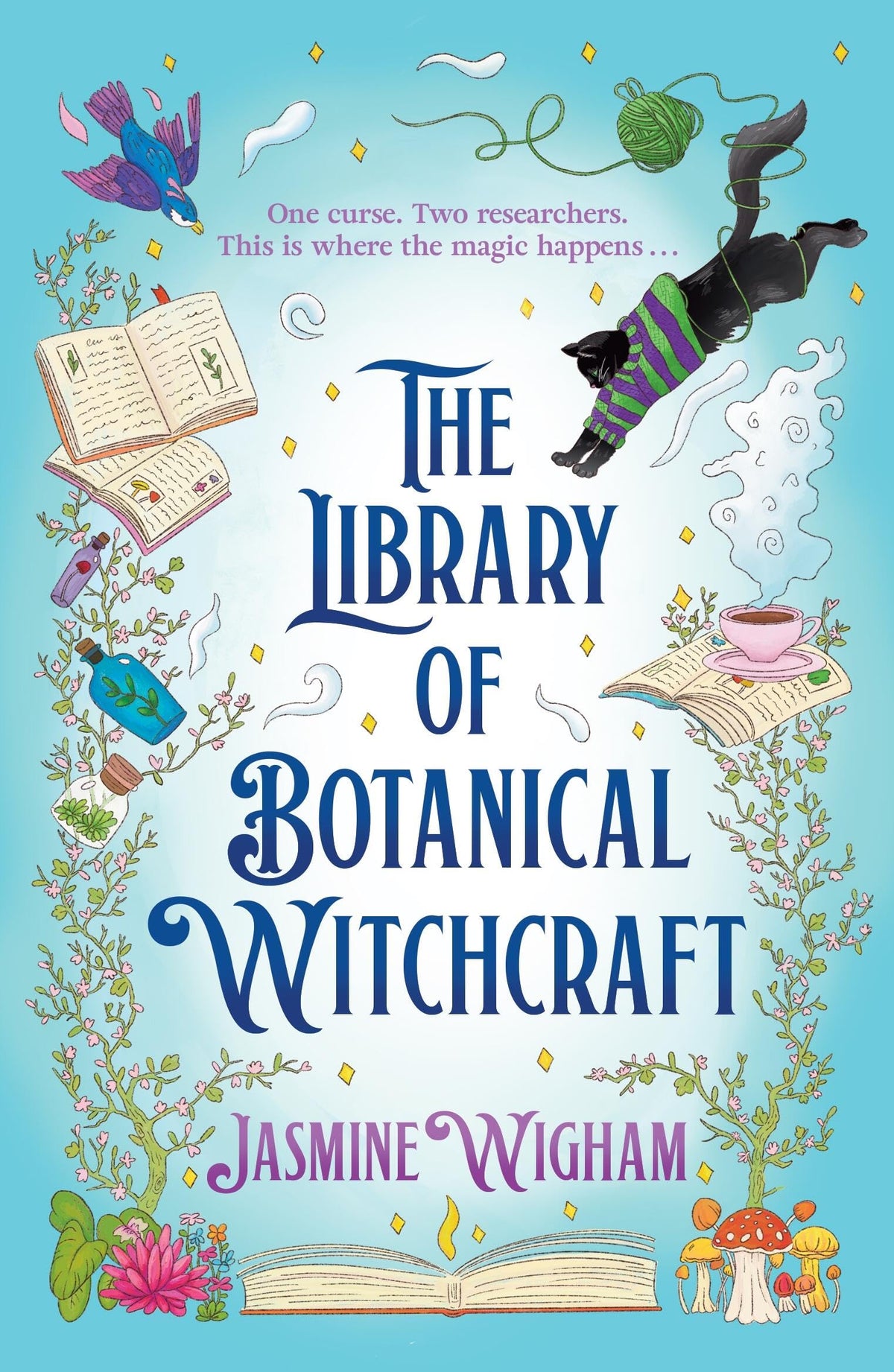 The Library of Botanical Witchcraft : a whimsical, light academia fantasy about magical plants, dusty books and blossoming love