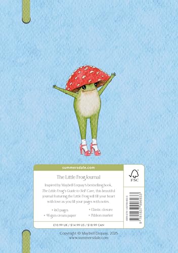 The Little Frog Journal : A Beautiful 160-Page Lined Journal Featuring the Internet’s Beloved Mushroom Frog, from the Artist Maybell Eequay