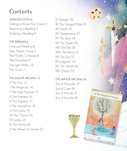 The Magical Nordic Tarot: Includes a Full Deck of 79 Cards and 64-Page Illustrated Book Multiple-component retail