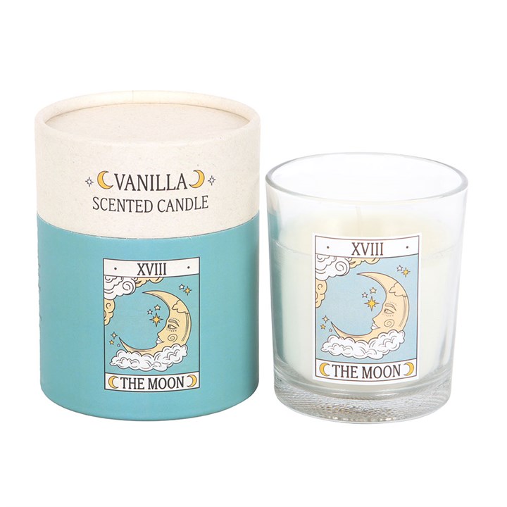 The Moon Vintage Tarot Vanilla Candle - Candle