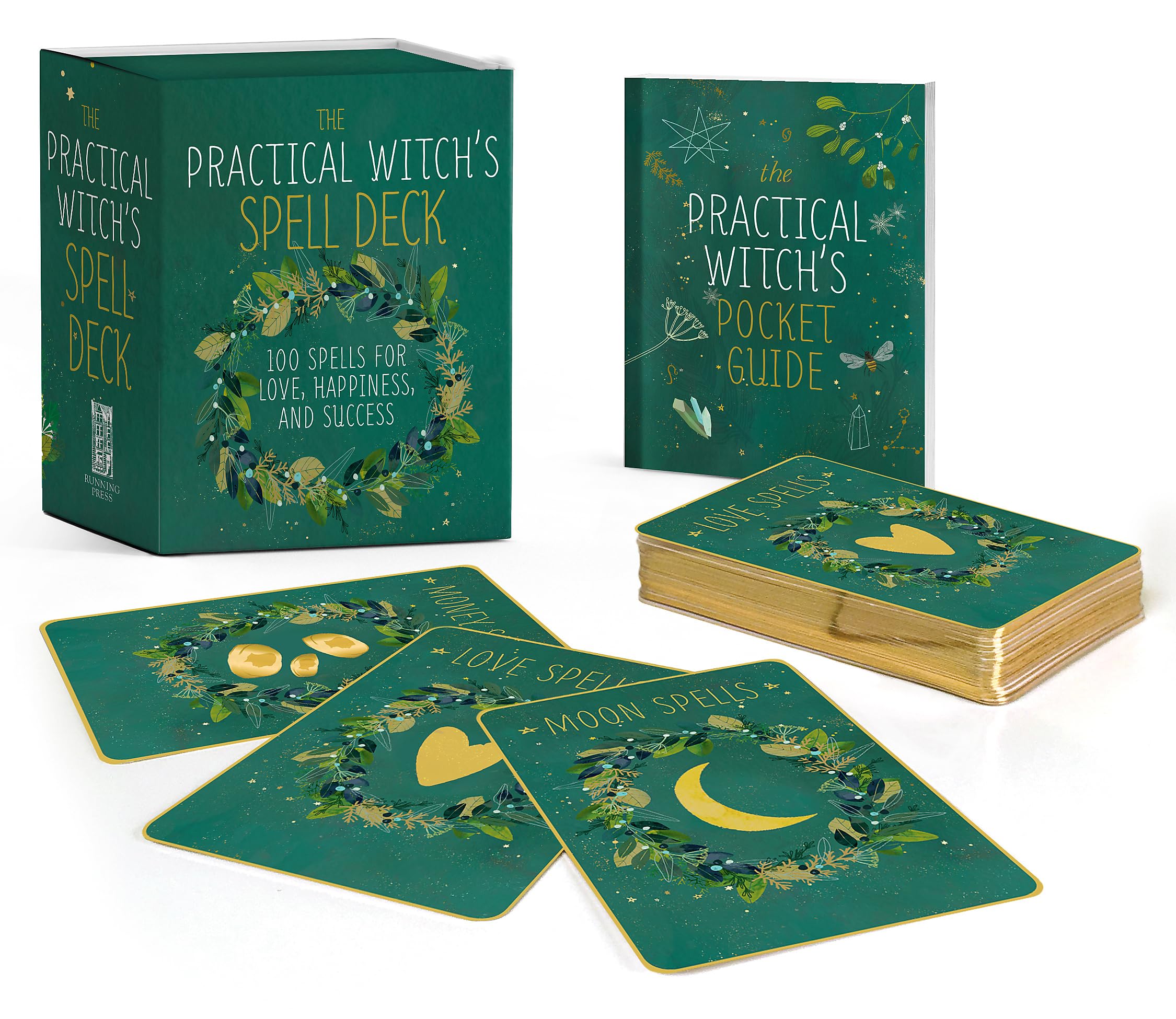 The Practical Witch’s Spell Deck: 100 Spells for Love Happiness and Success Multiple-component retail product