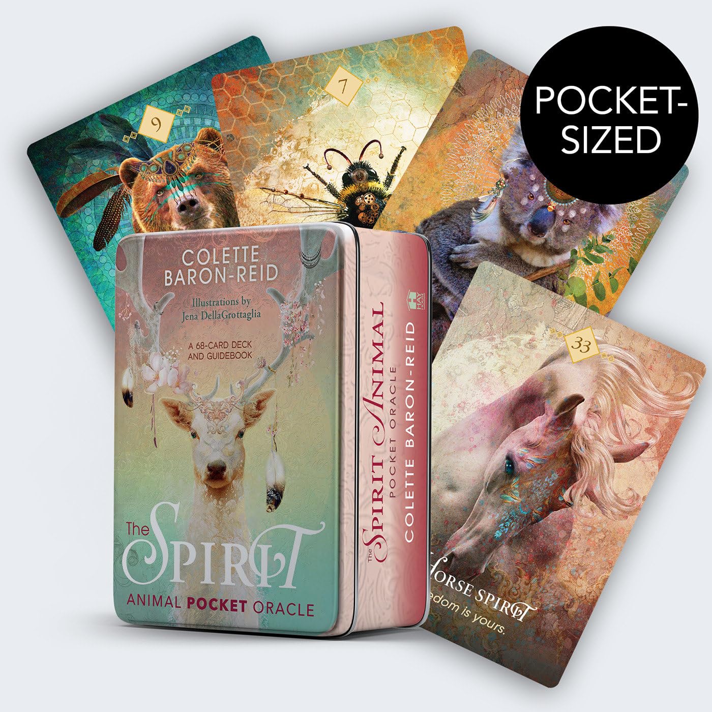 The Spirit Animal Pocket Oracle : A 68-Card Deck - Animal Spirit Cards with Guidebook - Sold by Witch, Please!